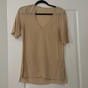 Equipment silk v neck tshirt